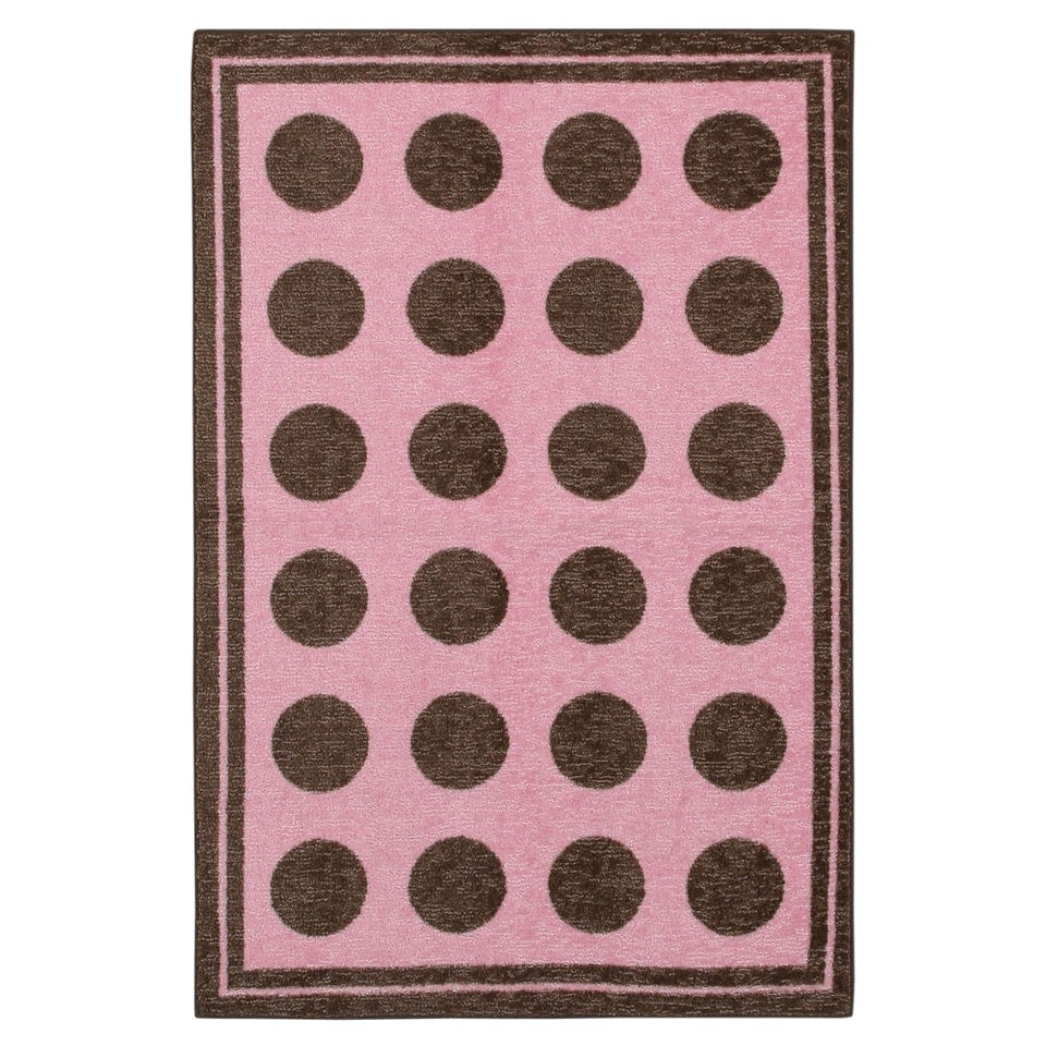 Fluffy Baby Pink Kids Rug (18 x 28)   11205 419 020032