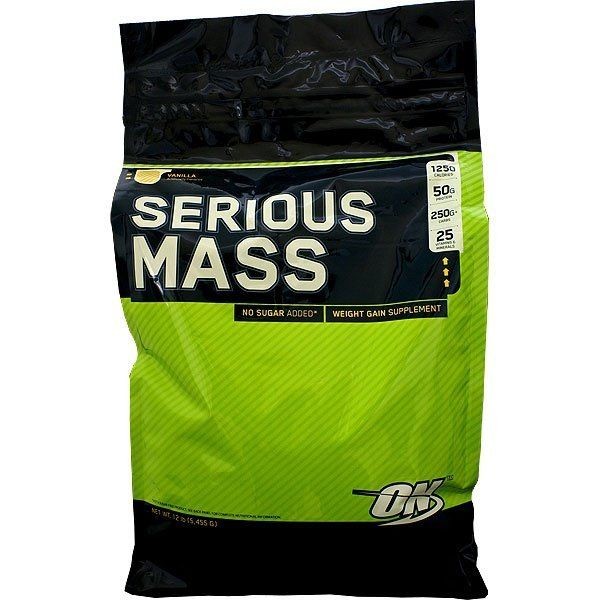 Optimum Nutrition SERIOUS MASS Gainer Protein Creatine Glutamine 