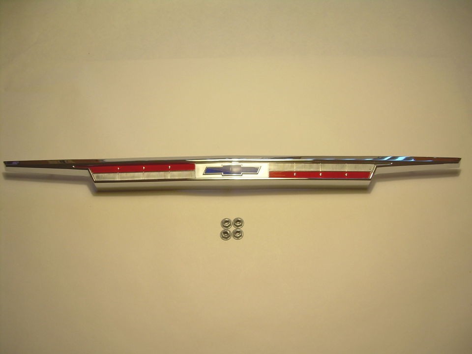   64 Impala Belair Biscayne Trunk Emblem Assembly (Fits 1964 Impala