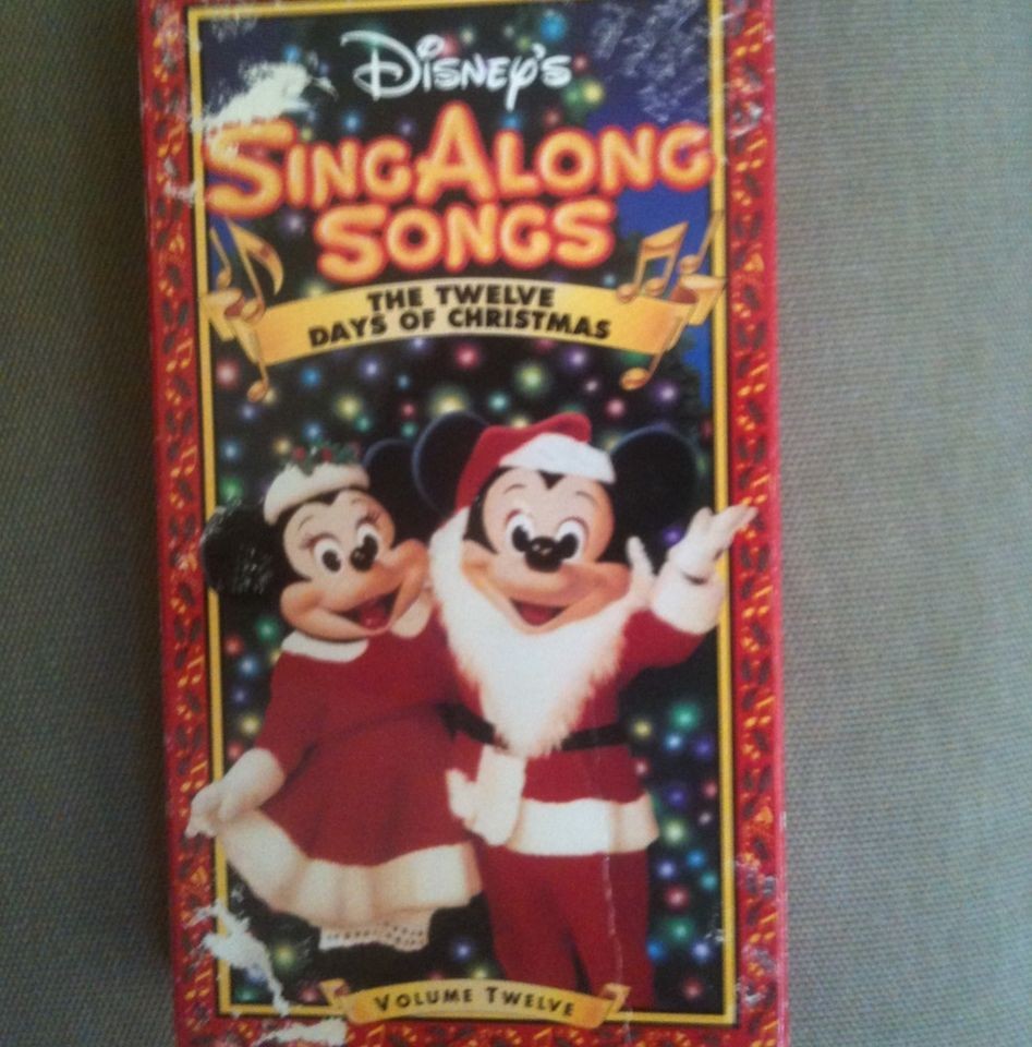 Disney Sing Along Songs The Twelve Days of Christmas in VHS Tapes on ...