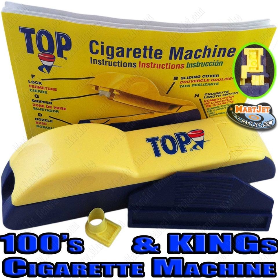 TOP Cigarette Maker Rolling Making Tobacco Injector Machine Regular 