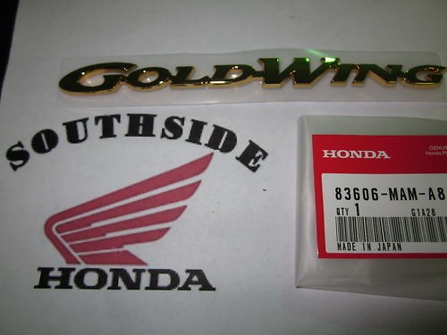 HONDA GL1500 GOLDWING EMBLEM SIDE COVER 83606 MAM A81