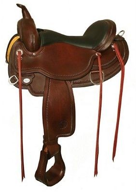 NEW #1554 Circle Y Omaha Flex2® Trail Saddle 16 Seat Walnut 