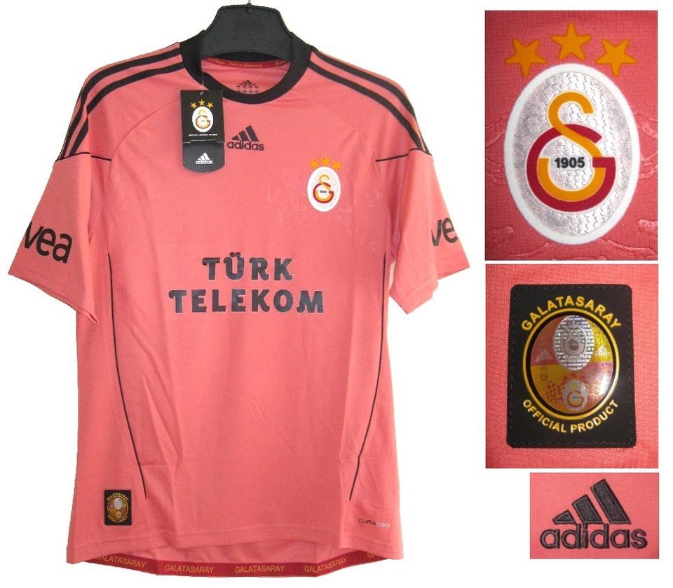 GALATASARAY ADIDAS PINK KIDS FOOTBALL SOCCER JERSEY SHIRT 13 14 YRS 