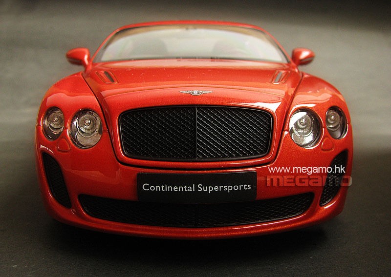 18 FX Models Bentley Continental GT Supersports Orange w/ Black 