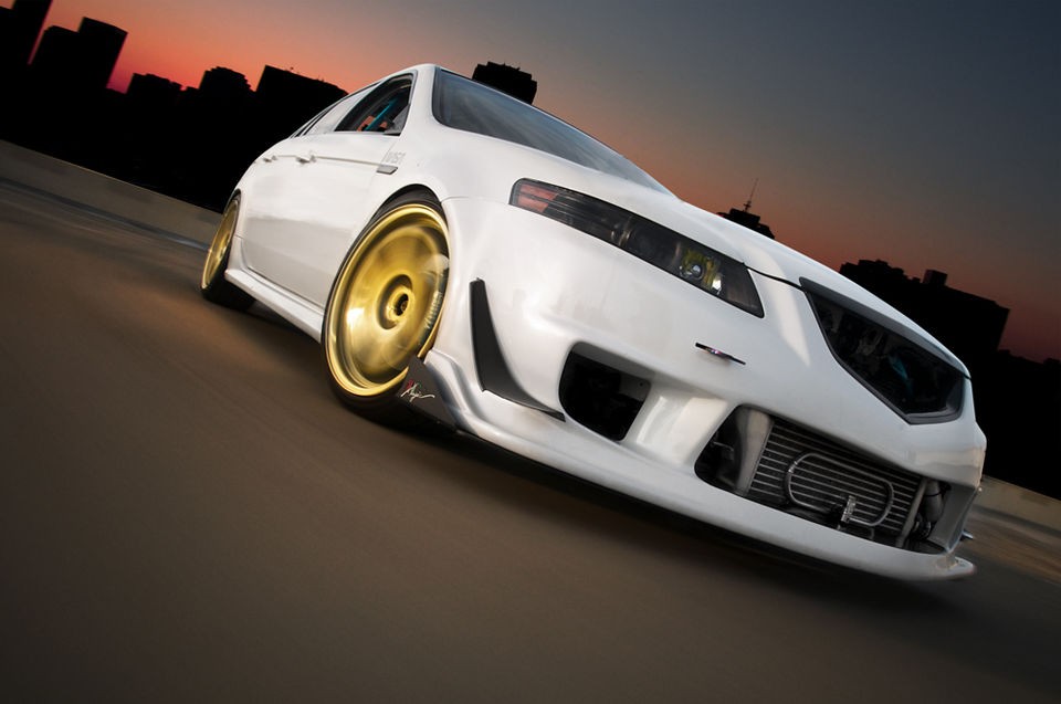 Acura TL Type S Turbo on VOLK Wheels HD Poster Print multiple sizes 