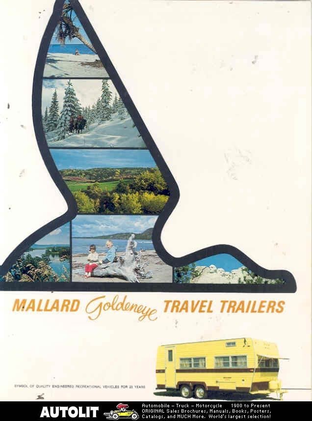 1976 Mallard Mini Motorhome RV Ford Brochure