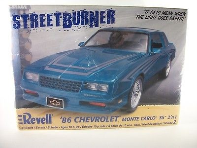 1986 Chevrolet Monte Carlo SS 2n1 Revell Plastic Model Kit #85 2862 