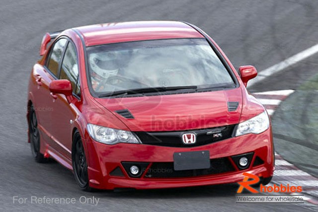 10 Honda Civic Type R PC Transparent 195mm RC DRIFT Racing Car Body 