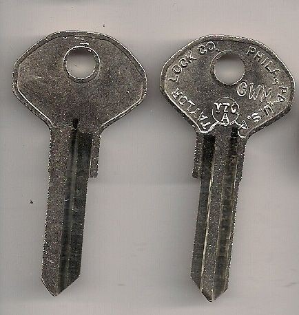 Key Blank Taylor V70A Volvo Mid 60s key F 00A