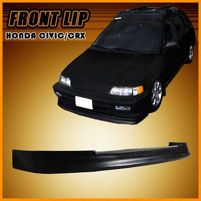 88 90 HONDA CIVIC CRX EF POLY URETHANE CS FRONT BUMPER LIP SPOILER 