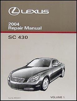 Lexus SC repair manual