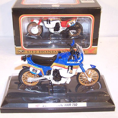 HONDA NXR 750 MOTORCYCLE dirt bike COLLECTABLE new bikes DIE CAST 