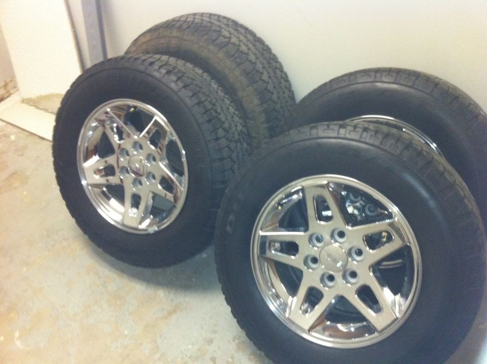 GMC Sierra All Terrain 18 OEM Wheels, Rim With Tires 2007 2012 6 Lug