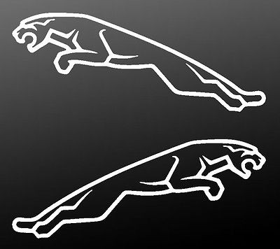 Jaguar Leaping Cat Car Sticker Set   Decals Leapers XJS X Type S Type 