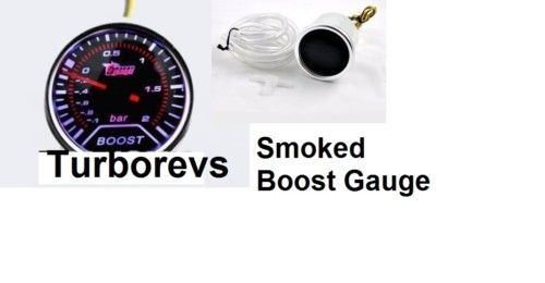 NISSAN SKYLINE R32 R22 R34 SMOKED TURBO BOOST GAUGE