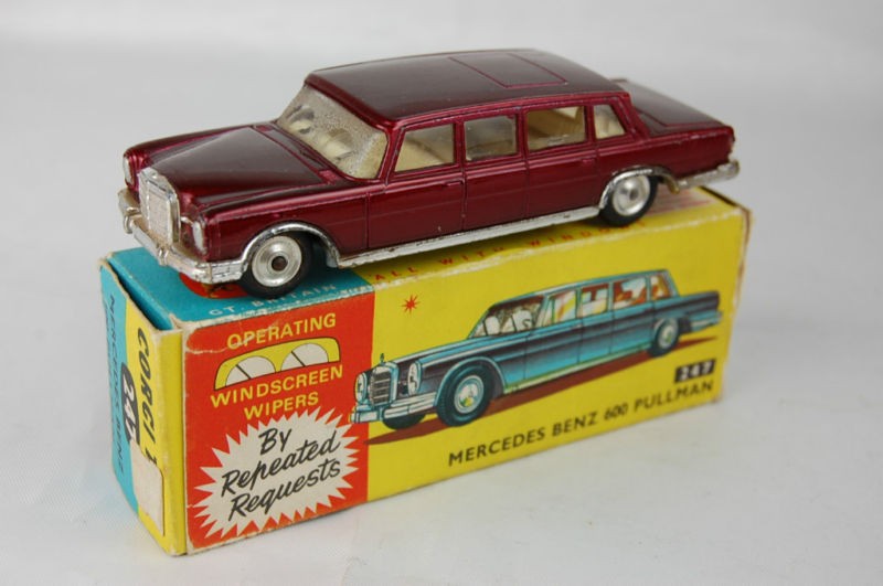 Corgi #247 Mercedes Benz 600 Pullman, Very Good W/Box