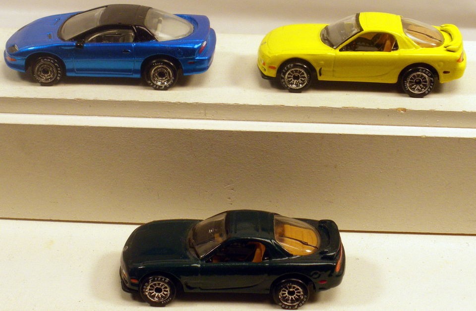   RARE MATCHBOX SUPERFAST (2) MAZDA RX7 & CHEVY CAMARO PREPRO MODELS