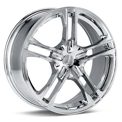 18 inch Verde Protocol Chrome Wheels Rims 5x110 G6 Solstice 9 3 Aero 9 