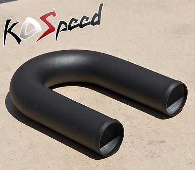   PIPE U BEND 180° CUSTOM DIY BLACK POWDERCOAT (Fits Nissan Maxima