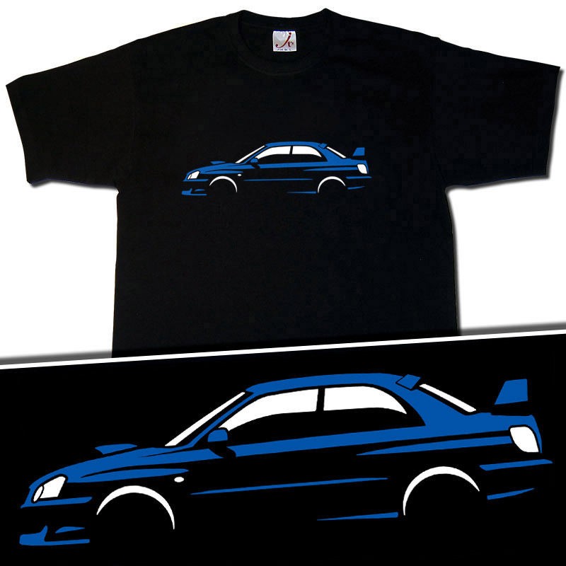 STYLISH SUBARU IMPREZA WRX STI T SHIRT (BLUE) (S XXXL)