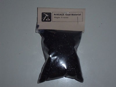 Scale N Gauge simulated coal material Z scale 5 ounces free 