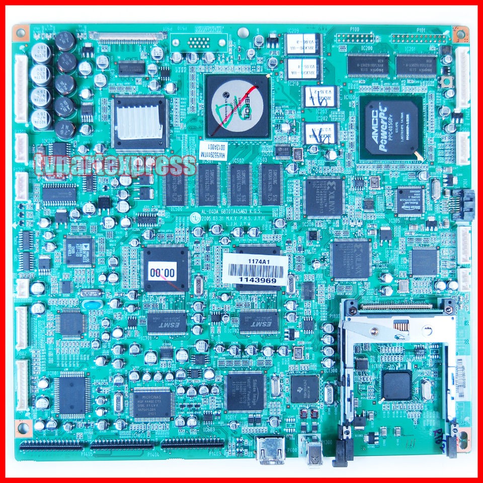 LG 32 LCD TV 32LX2D UA Main Board 6870TA45A63 AL 04DA