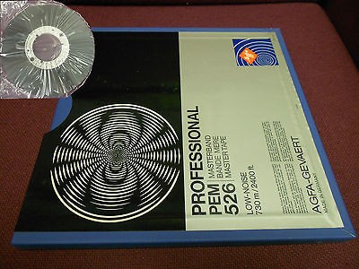 AGFA GEVAERT MASTERING PEM 526 PANCAKE FOR REEL TO REEL 10.5 X 1/4