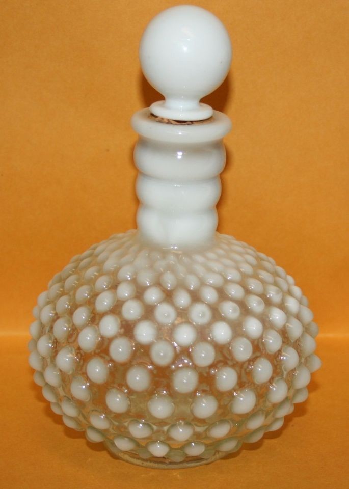 Vintage HobNail Fenton Cologne Honeysuckle Perfume Mens Bottle 