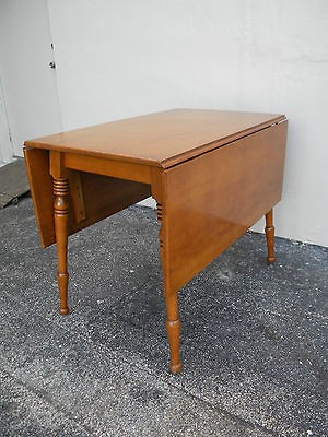 antique maple drop leaf table