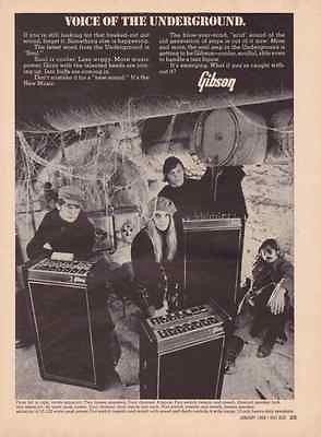 1969 GIBSON SPEAKER ~ RARE VINTAGE ORIGINAL AD