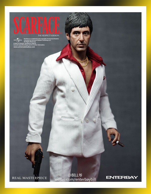Enterbay Scarface (The Respect Version) 1/6 Figure In Stock Ready