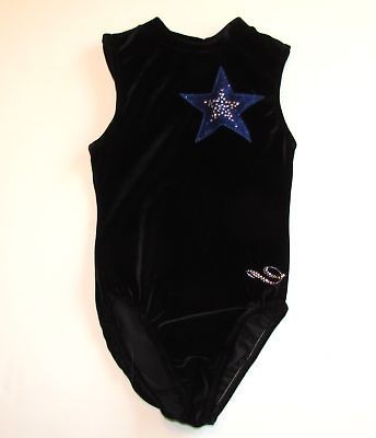 Dreamlight Leotard Black Star Crystal Child Girl 10/12