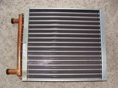 12x18 Water to Air Heat Exchanger ,Coil, Outdoor wood Boiler