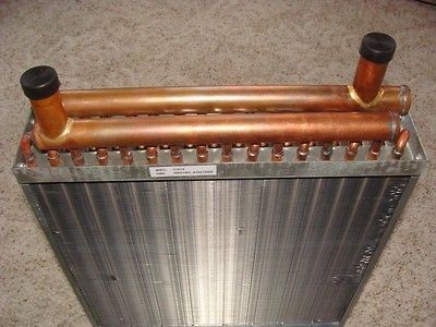 22 x 30 Water to Air Heat Exchanger, Coil, Outdoor Wood Boiler