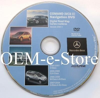   2007 2008 GL Class 320 450 550 G 500 55 Navigation DVD Disk U.S Canada