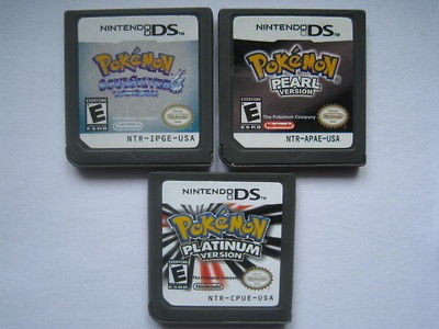 Pokemon Platinum and Pokemon SoulSilver and Pokemon Pearl for nds Lite 