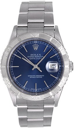 Rolex Turnograph Mens Stainless Steel Watch Thunderbird Bezel 16264