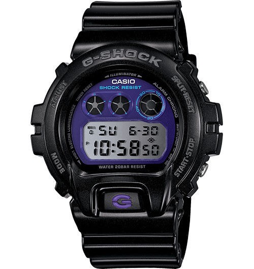 BRAND NEW** CASIO G SHOCK METALLIC FINISH BLACK PURPLE DIAL DW6900MF 