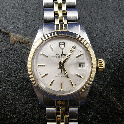 Rolex TUDOR Princess Oysterdate Ladies Watch  Stainless Steel & Gold