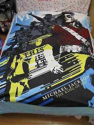   jackson MJ Classic king of pop Bed sheet Blanket 59.05in X 78.74in Set