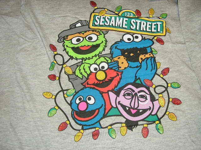 Sesame Street Knit/Plush Pajama Set Elmo Oscar Grover Count Cookie 