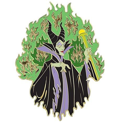 Disney MALEFICENT Cloak & Staff Jumbo LE300 Pin