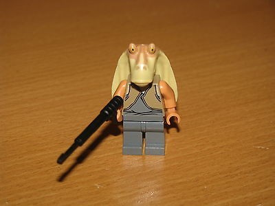 Lego Clone Wars Jar Jar Binks with Spear Gun from Set # 9499 Gungan 