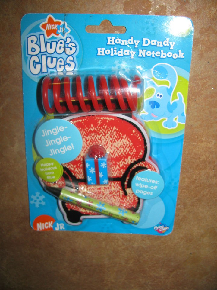 NEW ORIGINAL BLUES CLUES HANDY DANDY NOTEBOOK Toy NEW Steve Joe