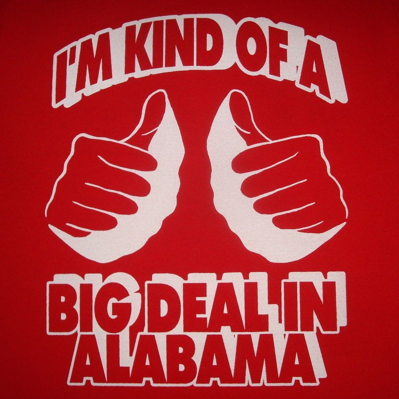 alabama funny vintage college 2XL tee football t shirt