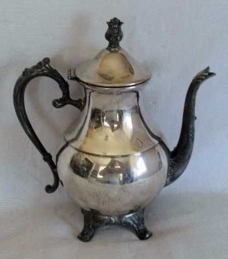 silver coffee urn in Antiques