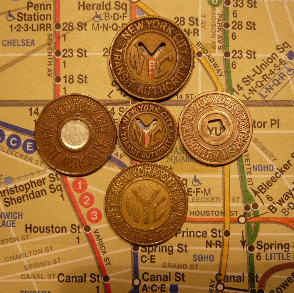 Coins & Paper Money  Exonumia  Tokens Transit