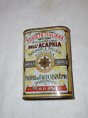 GUN POWDER ITALIAN VINTAGE ADVERTISING TIN COLLECTIBLE 311 RK