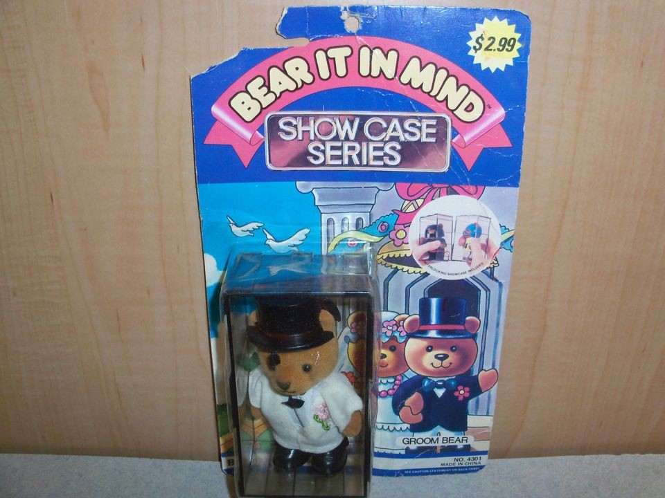 Collectible BBI Toys International Bear It In Mind GROOM BEAR Show 